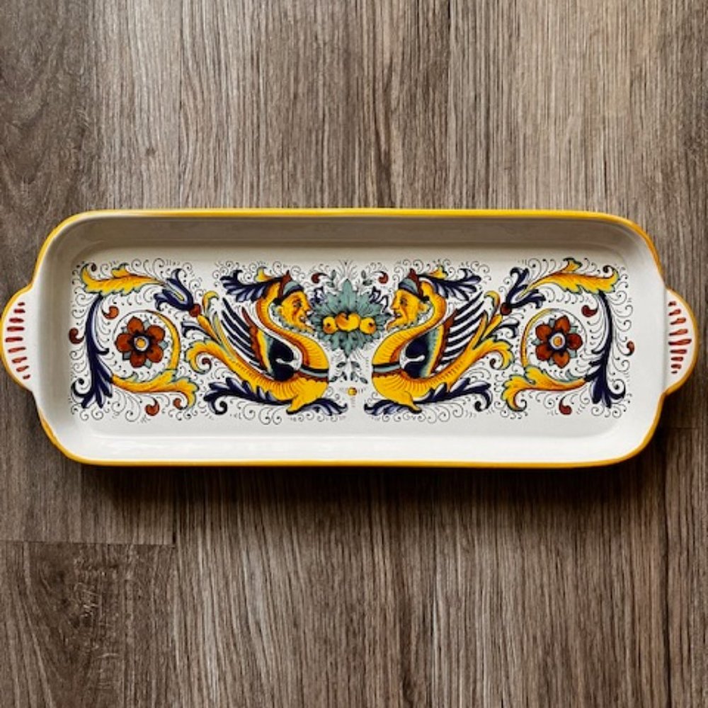 Ceramica Nova Deruta Rectangular Tray   NEW without tags